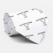 Luciferianisme Linkerkant Weg Devotie & Verwettigi Stropdas (Opgerold)