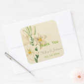  lucifers bruiloft gunst bedankt vierkante sticker (Envelop)