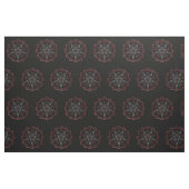 Lucifer's Star Pentacle Pagan stof (Fat Quarter)