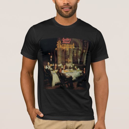 Lucifer's vriend: Banquet T-shirt (Voorkant)