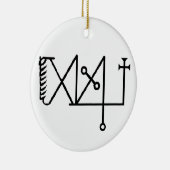 Lucifuge Rofocale Sigil Lamen (ornament base) Keramisch Ornament (Rechts)