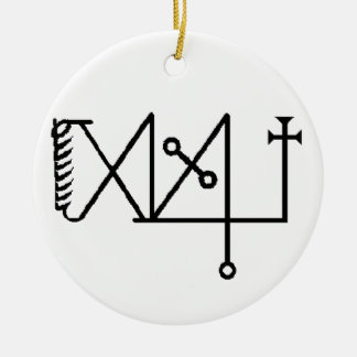 Lucifuge Rofocale Sigil Lamen (ornament base) Keramisch Ornament