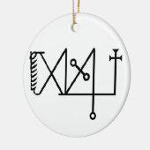 Lucifuge Rofocale Sigil Lamen (ornament base) Keramisch Ornament (Links)