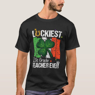 Lucigste 1St Grade Teacher Ever Cool Rainbow St Pa T-shirt
