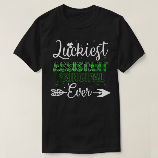 Lucigste Assistant Principal Ever Best St Patricks T-shirt (Design voorkant)