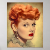 Lucille Ball Classic, Elegant Poster (Voorkant)