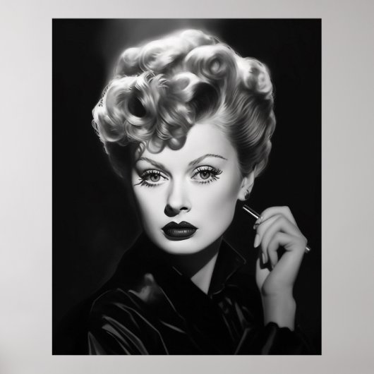 Lucille Ball  Classic, Elegant Poster (Voorkant)