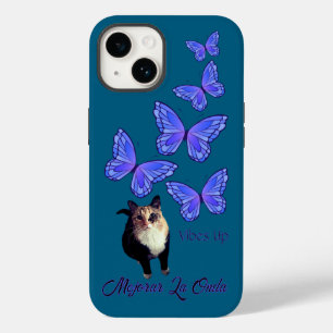 Lucille & The Butterflies Cat Case-Mate iPhone Ho 14 Hoesje