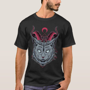 Lucipurr Satan Cat Demonic Evil Kitten Satanic 666 T-shirt