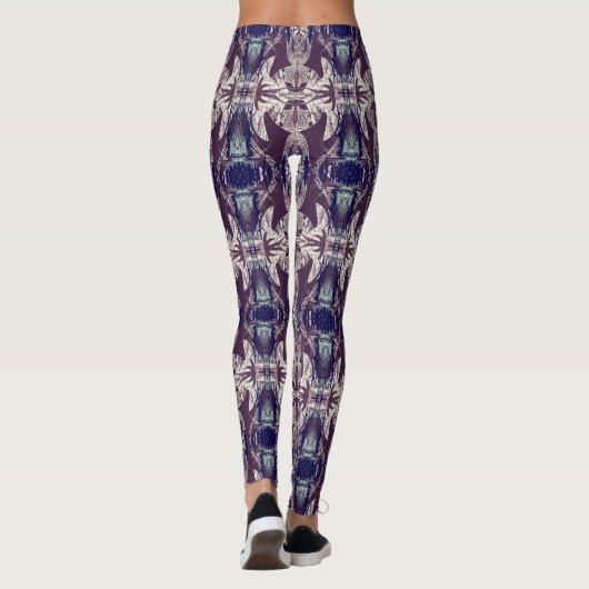 Lucis et Umbrae - Baroque versie Leggings (Achterkant)