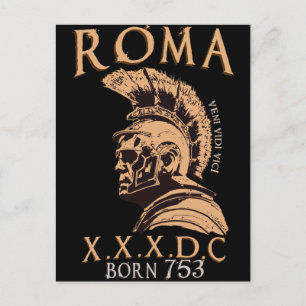 Lucius, een beroemde Roman Centurion Briefkaart