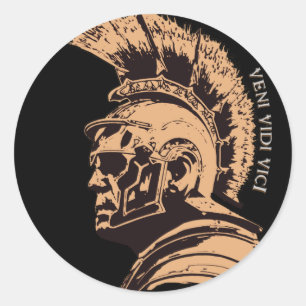 Lucius, een beroemde Roman Centurion Ronde Sticker