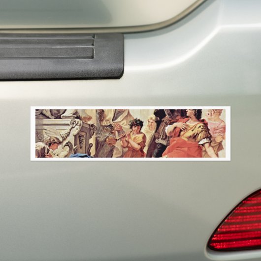 Lucius Junius Brutus die de grond kust kust Bumpersticker (Op auto)
