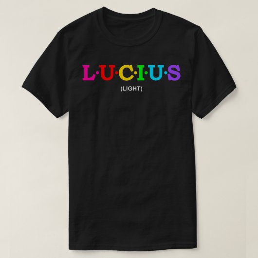 Lucius Light 1 T-shirt (Design voorkant)