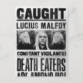 Lucius Malfoy Gezocht Poster Briefkaart (Voorkant)
