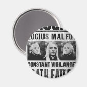 Lucius Malfoy Gezocht Poster Magneet (Voorkant / Achterkant)