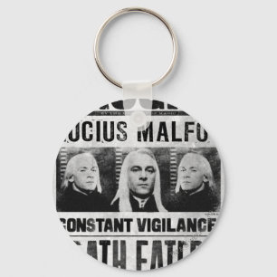 Lucius Malfoy Gezocht Poster Sleutelhanger