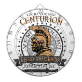 Lucius Voreno, een beroemde Roman Centurion Dartbord (Voorkant)