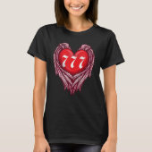Luck Angel Number 777 3 T-shirt (Voorkant)