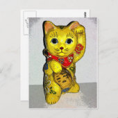 Luck Cats! Briefkaart (Voorkant / Achterkant)