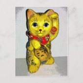 Luck Cats! Briefkaart (Voorkant)
