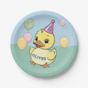 Luck Duck Verjaardagsfeestje Duckie Papieren beker Bordje