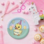 Luck Duck Verjaardagsfeestje Duckie Papieren beker Papieren Bordje (Feest)