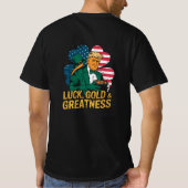 Luck Gold Donald Trump T-shirt (Achterkant)