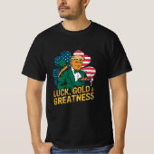 Luck Gold Donald Trump T-shirt (Voorkant)