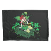 Luck Irish Fairy Green Kussensloop (Voorkant)