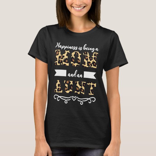 Luck is a mother and an aunt Stepmom T-shirt (Voorkant)