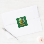 Luck Is Gold St Patrick’s Day - Autocolante Vierkante Sticker (Envelop)