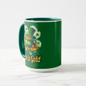 Luck Is Gold St Patrick’s Day - caneca Mok (Voorkant links)