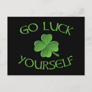 Luck je zelf grappig St. Patrick's Day Briefkaart