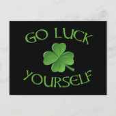 Luck je zelf grappig St. Patrick's Day Briefkaart (Voorkant)