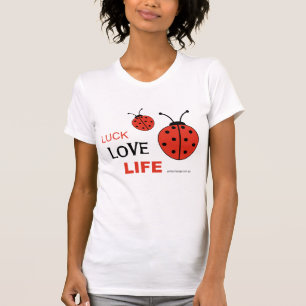 Luck Love Life-singlet T-shirt