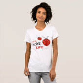 Luck Love Life-singlet T-shirt (Voorkant volledig)