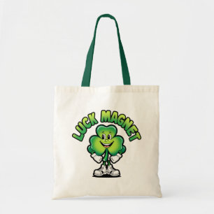 Luck Magneet klaver Tote Bag