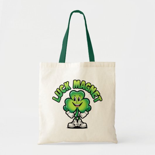 Luck Magneet klaver Tote Bag (Voorkant)