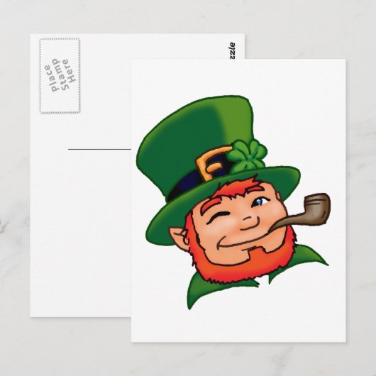 Luck O' the Irish Briefkaart (Voorkant / Achterkant)