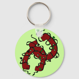 Luck O' The Irish Hoefijzers & Shamrock Sleutelhan Sleutelhanger