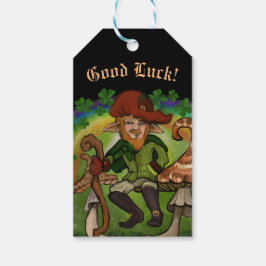 Luck o' the Irish Leprachaun Gift Labels Cadeaulabel