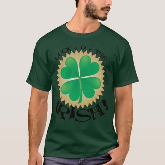 Luck-o-the Irish T-shirt voor kinderen en volwasse (Voorkant)