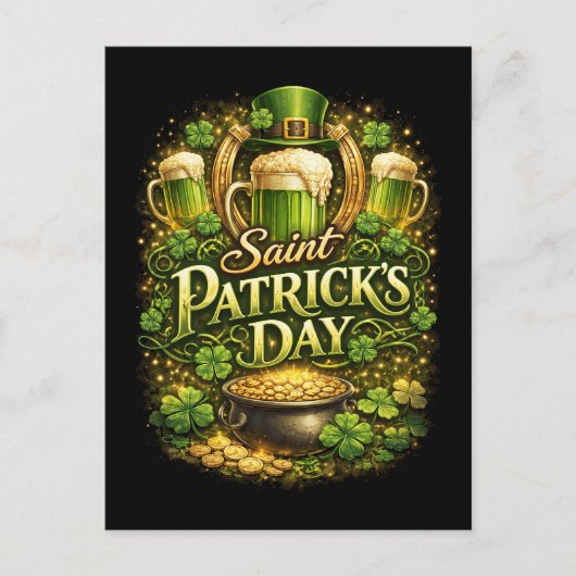 Luck of the Emerald Isle Briefkaart (Voorkant)