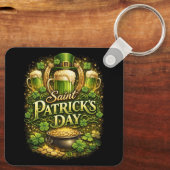 Luck of the Emerald Isle Sleutelhanger (Achterkant)