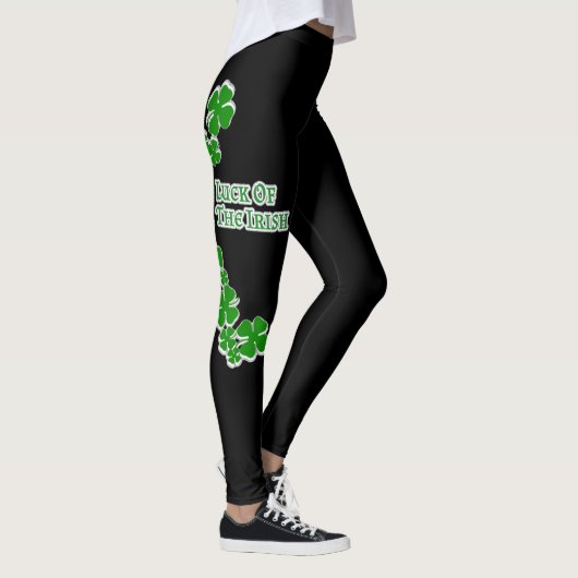 Luck of the Irish Black Leggings (Rechts)