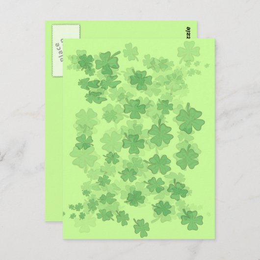Luck of the Irish Briefkaart (Voorkant / Achterkant)