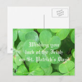Luck of the Irish Briefkaart (Voorkant / Achterkant)