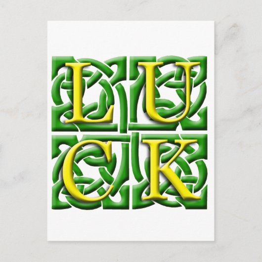 Luck of the Irish Briefkaart (Voorkant)