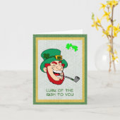 Luck of the Irish card Kaart (Gele Bloem)